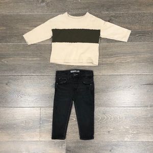 Baby boy Zara vintage outfit 100% cotton